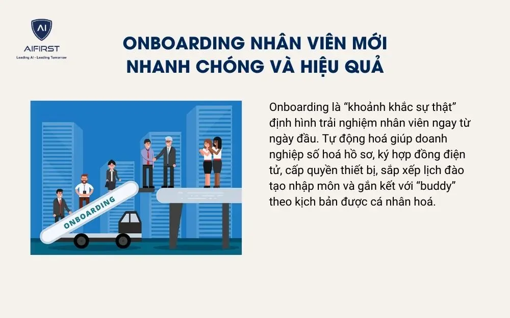 Onboarding nhân viên mới nhanh chóng và hiệu quả