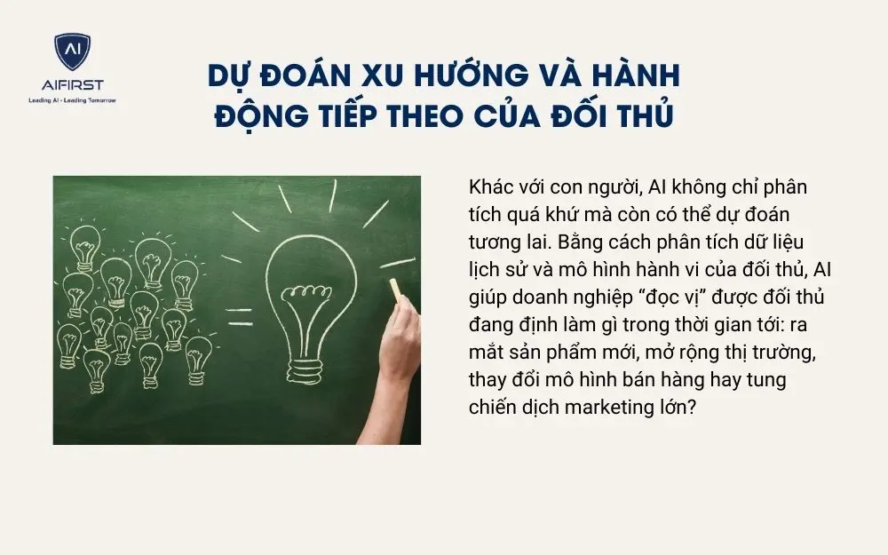 Dự đoán xu hướng và hành động tiếp theo của đối thủ