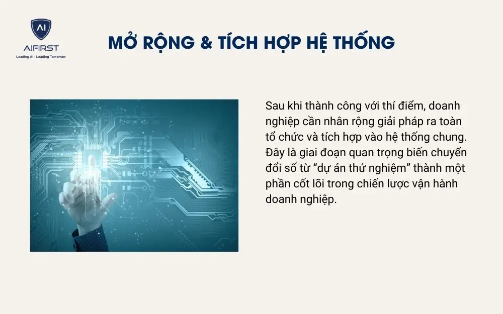 Mở rộng & tích hợp hệ thống