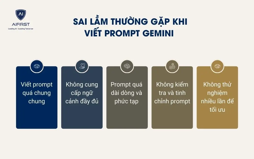 Sai lầm thường gặp khi viết prompt Gemini
