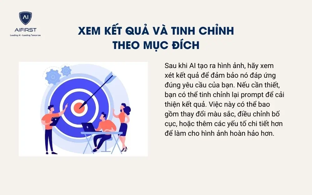 Xem kết quả và tinh chỉnh theo mục đích