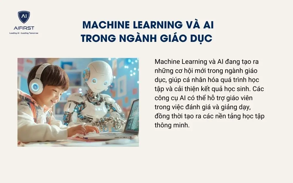 Machine Learning và AI trong ngành giáo dục