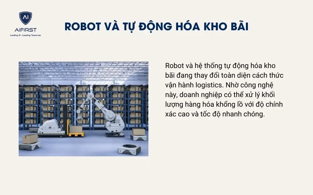 Robot và tự động hóa kho bãi