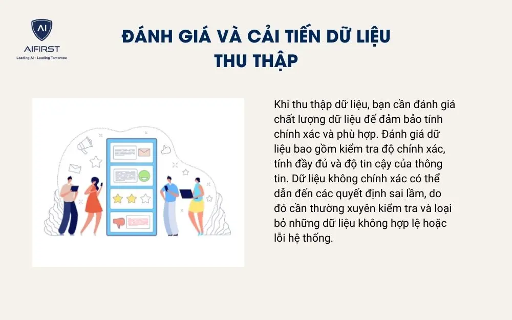 Đánh giá và cải tiến dữ liệu thu thập