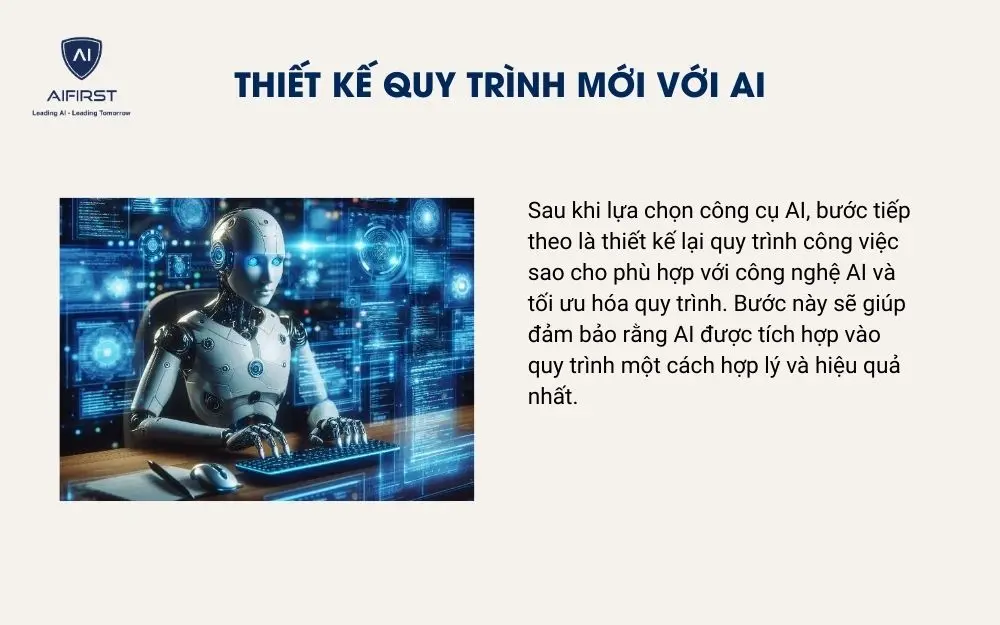 Thiết kế quy trình mới với AI