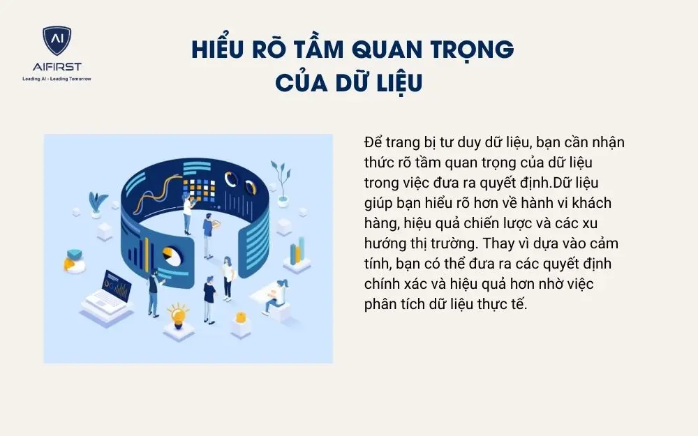 Hiểu rõ tầm quan trọng của dữ liệu