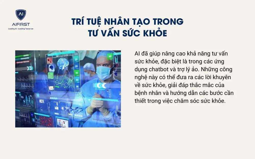 Trí tuệ nhân tạo trong tư vấn sức khỏe