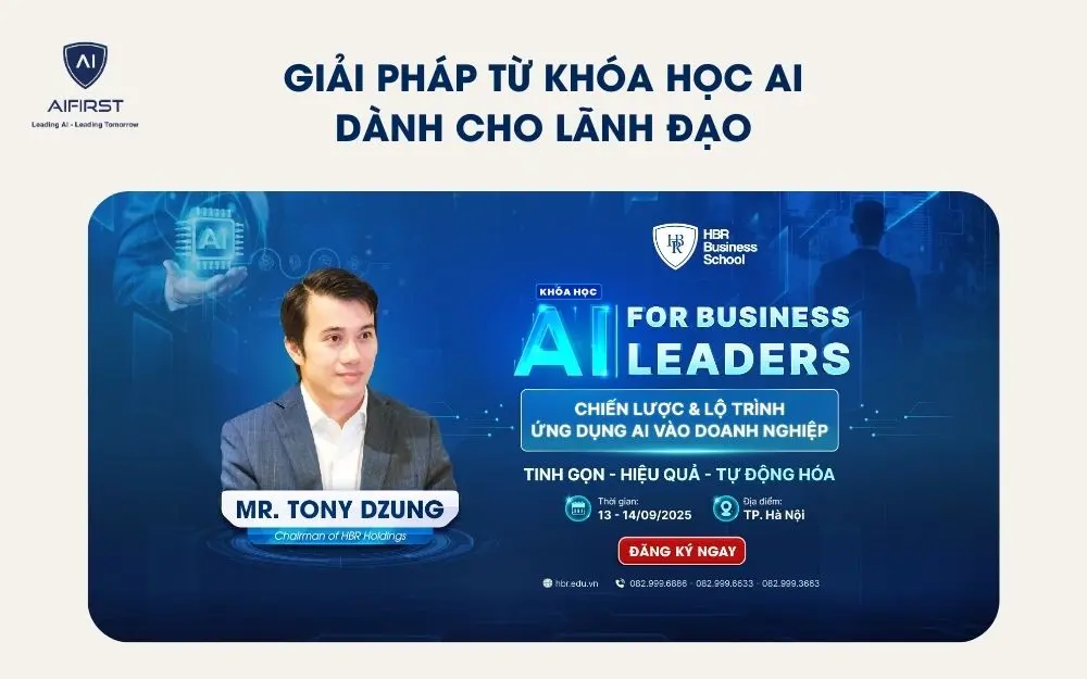 Giải pháp từ khóa học AI dành cho lãnh đạo tại Trường doanh nhân HBR
