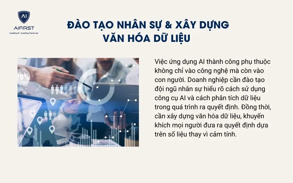 Đào tạo nhân sự & xây dựng văn hóa dữ liệu