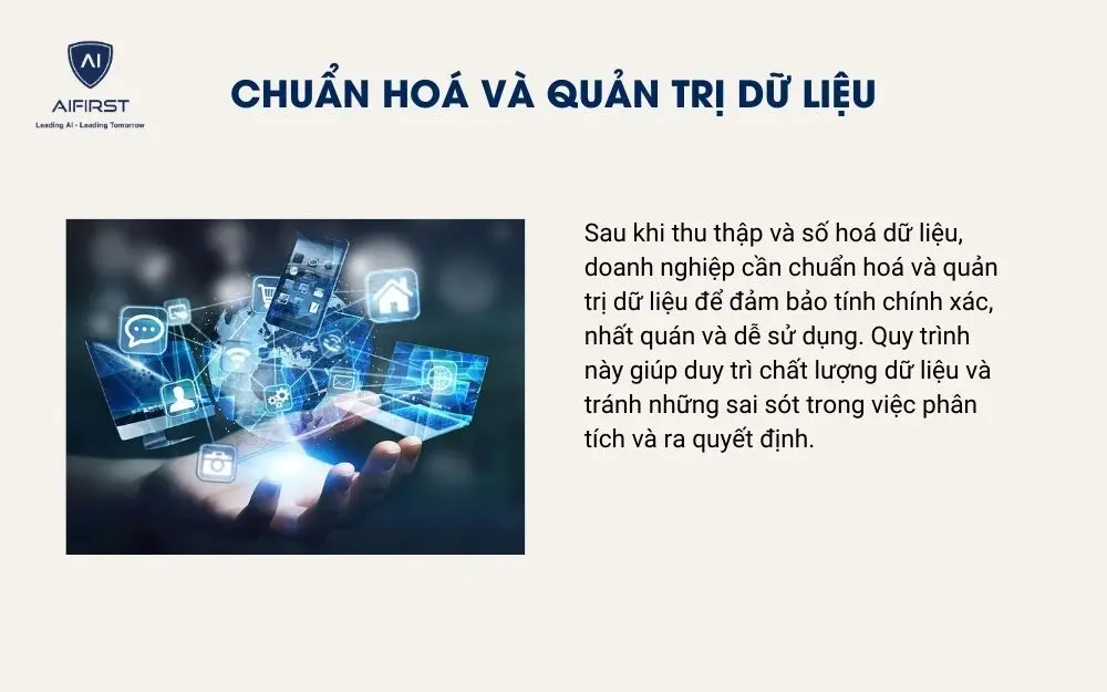 huẩn hoá và quản trị dữ liệu