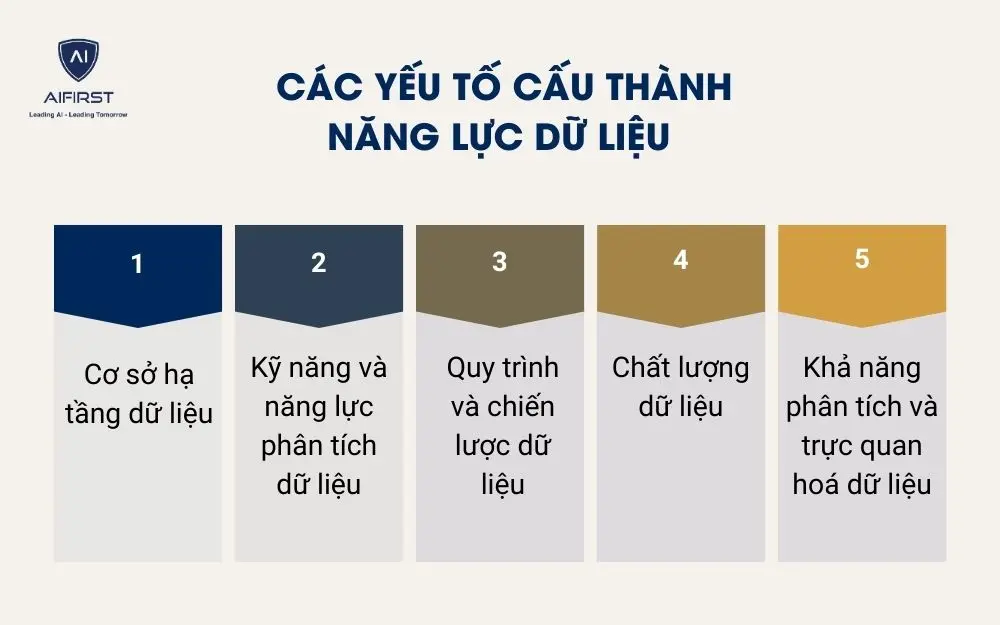 Các yếu tố cấu thành năng lực dữ liệu
