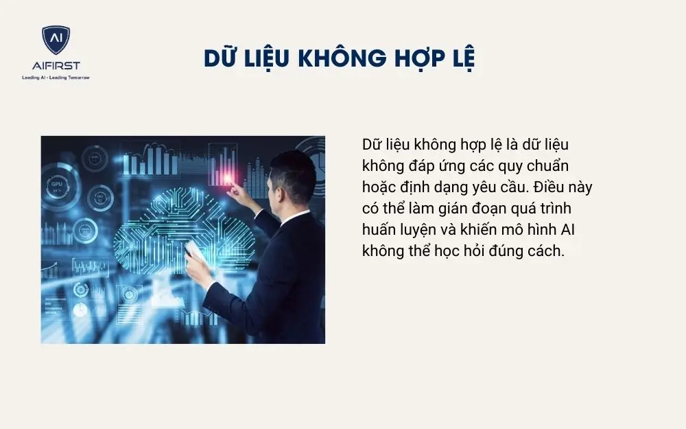 Dữ liệu không hợp lệ