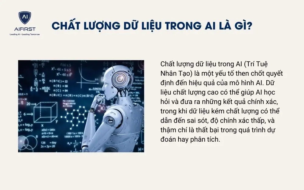 Chất lượng dữ liệu trong AI là gì?