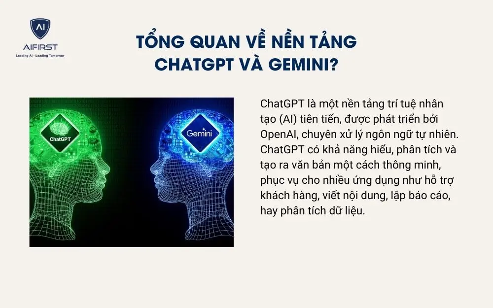 Tổng quan về nền tảng ChatGPT và Gemini?