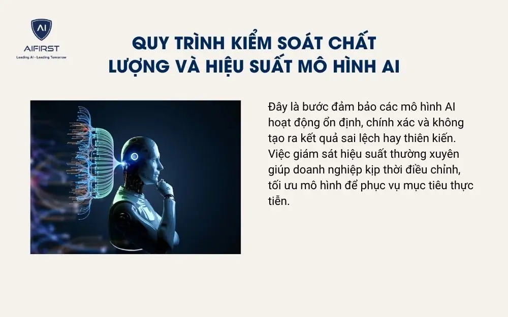 Quy trình kiểm soát chất lượng và hiệu suất mô hình AI