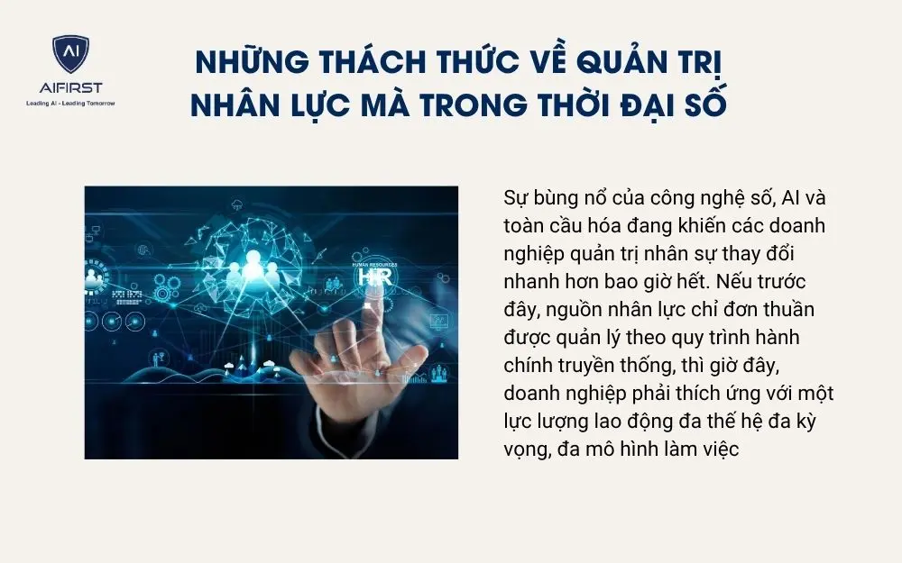 Những thách thức về quản trị nhân lực mà trong thời đại số