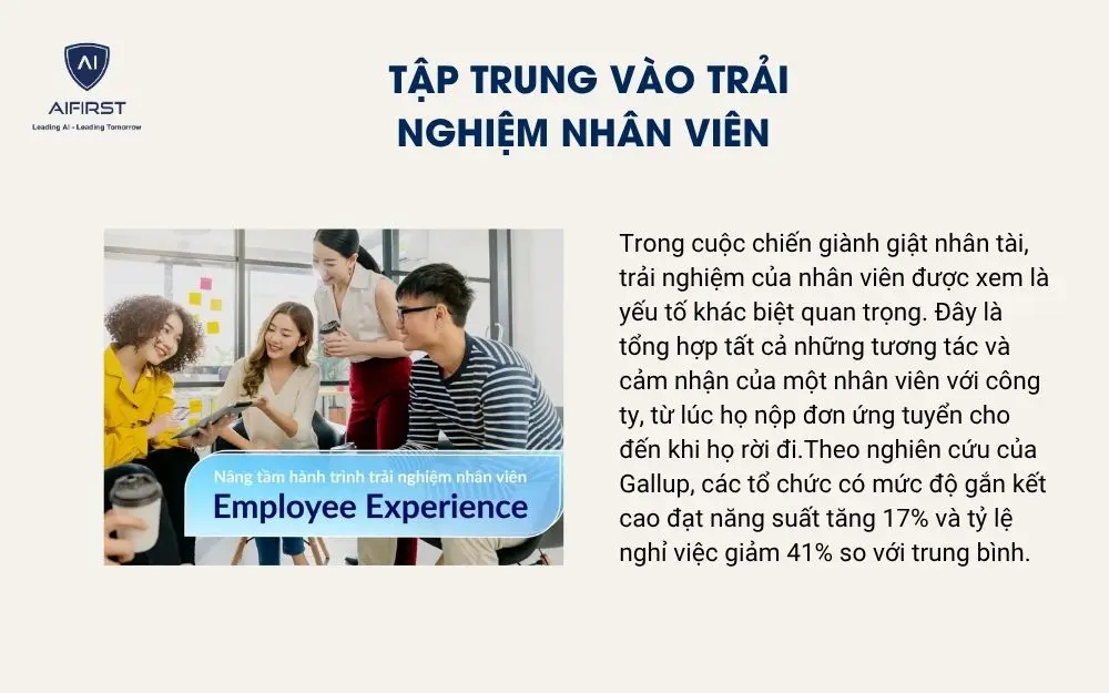 Tập trung vào trải nghiệm nhân viên