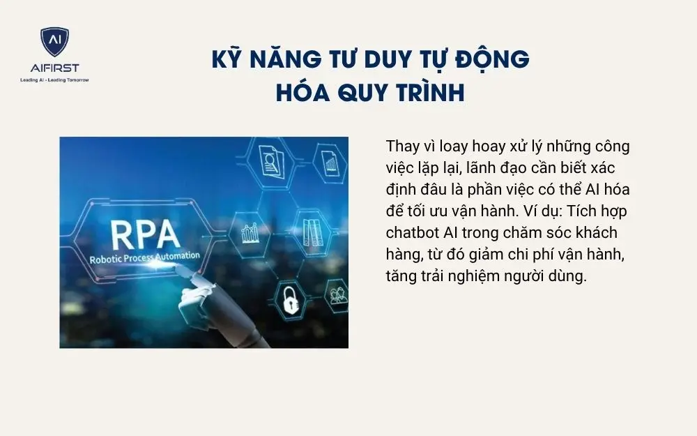 Kỹ năng tư duy tự động hóa quy trình