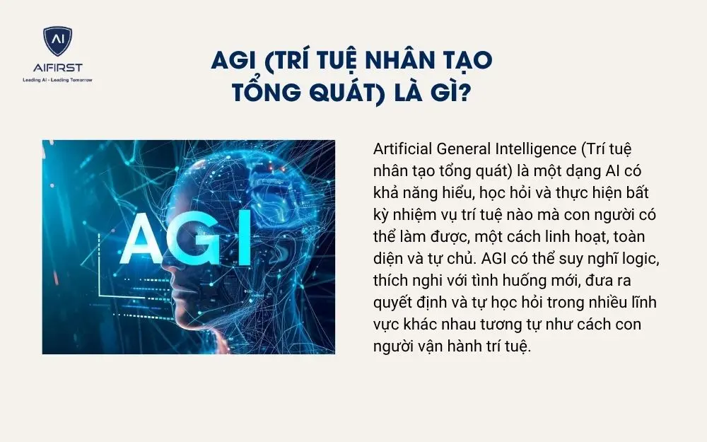 AGI (Tr&iacute; tuệ nh&acirc;n tạo tổng qu&aacute;t) l&agrave; g&igrave;?