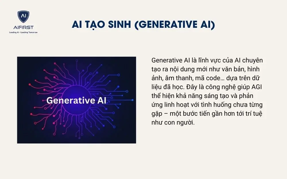 AI tạo sinh (Generative AI)