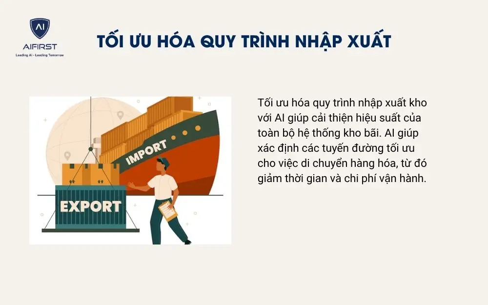 Tối ưu hóa quy trình nhập xuất