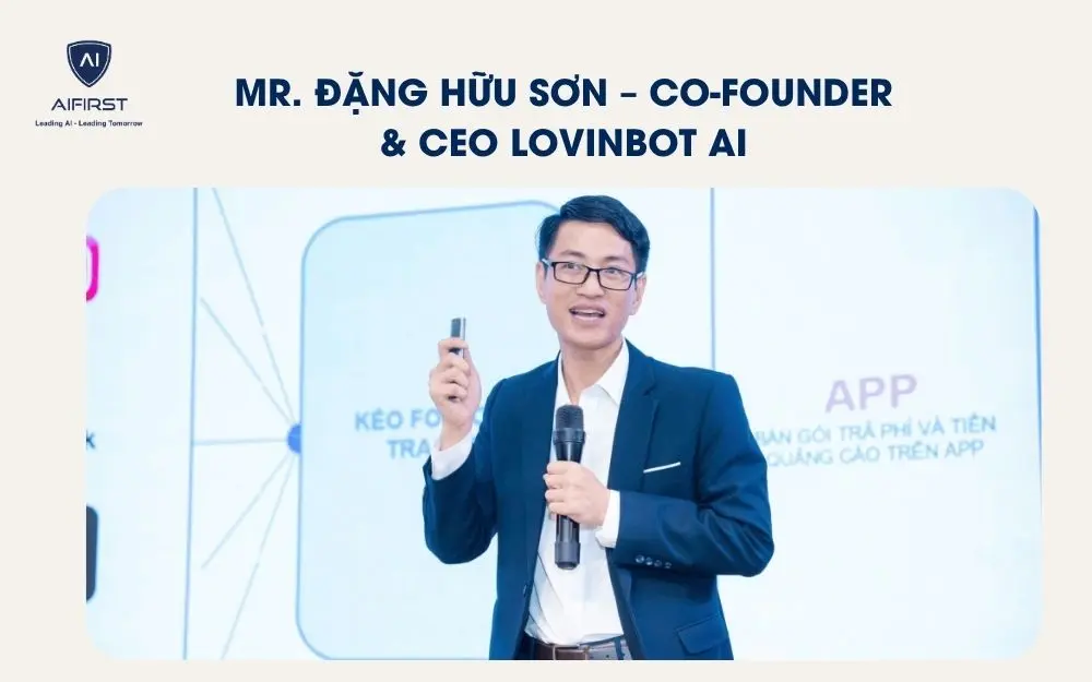 Mr. Đặng Hữu Sơn – Co-founder & CEO LovinBot AI