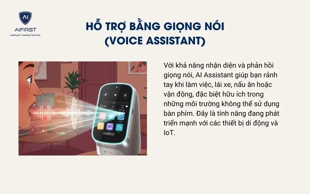 Hỗ trợ bằng giọng nói (Voice Assistant)