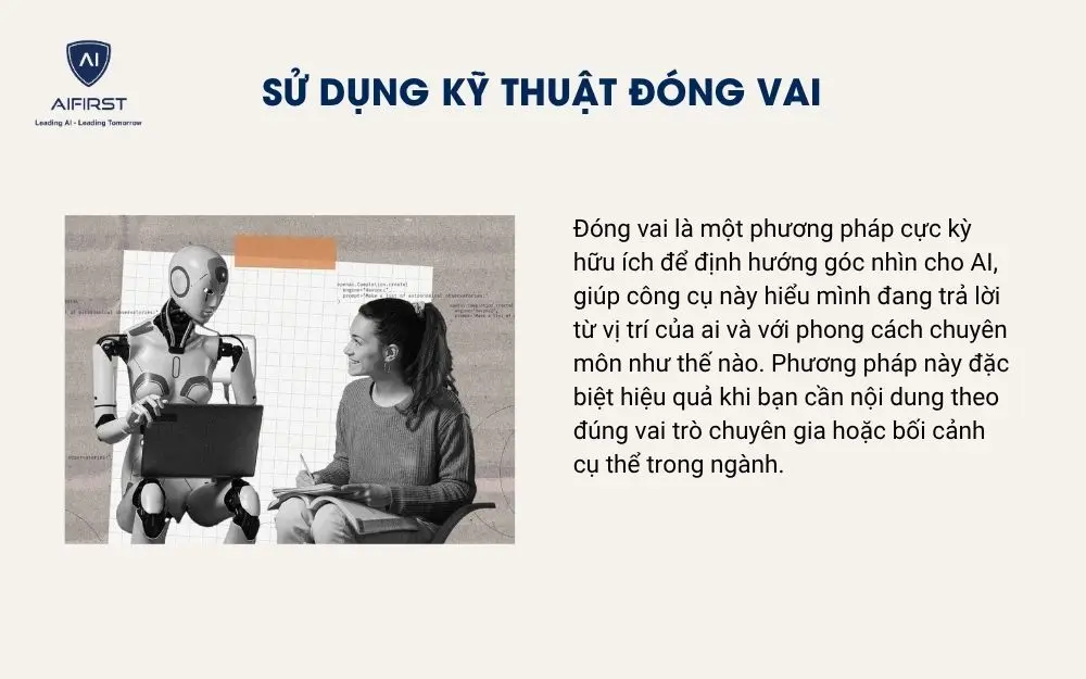 Sử dụng kỹ thuật đóng vai