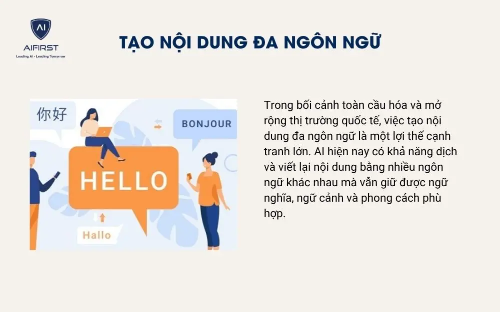 Tạo nội dung đa ngôn ngữ