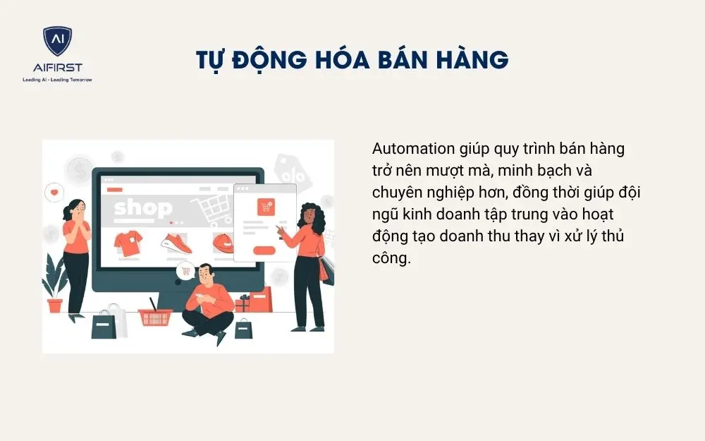 Tự động h&oacute;a b&aacute;n h&agrave;ng