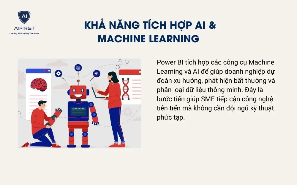 Khả năng t&iacute;ch hợp AI & Machine Learning