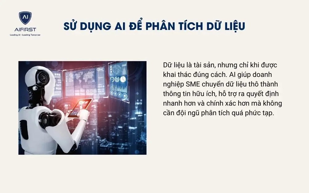 Sử dụng AI để phân tích dữ liệu
