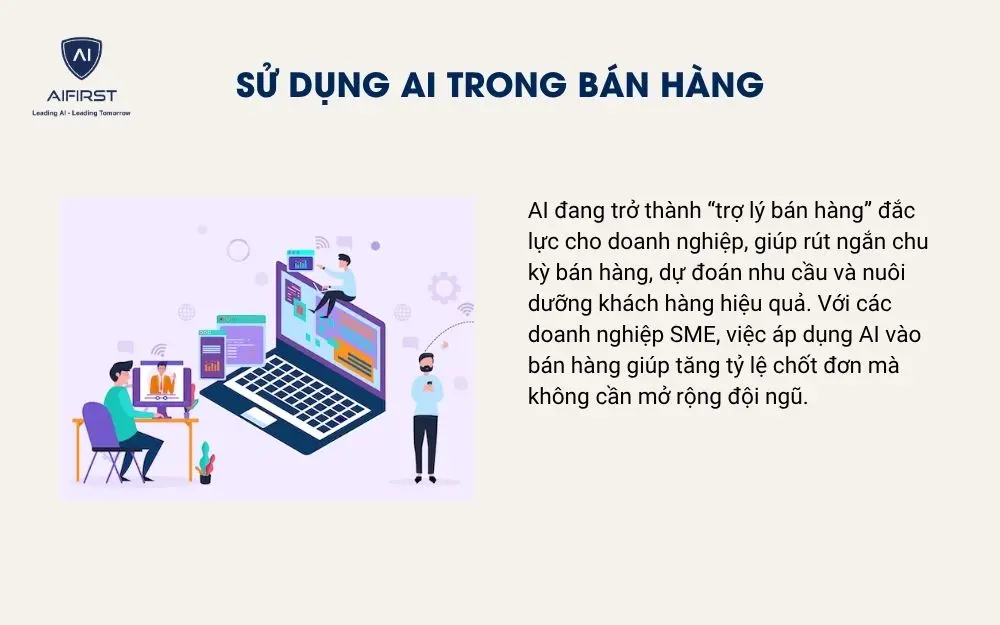 Sử dụng AI trong bán hàng