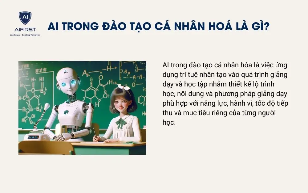 AI trong đ&agrave;o tạo c&aacute; nh&acirc;n ho&aacute; l&agrave; g&igrave;?
