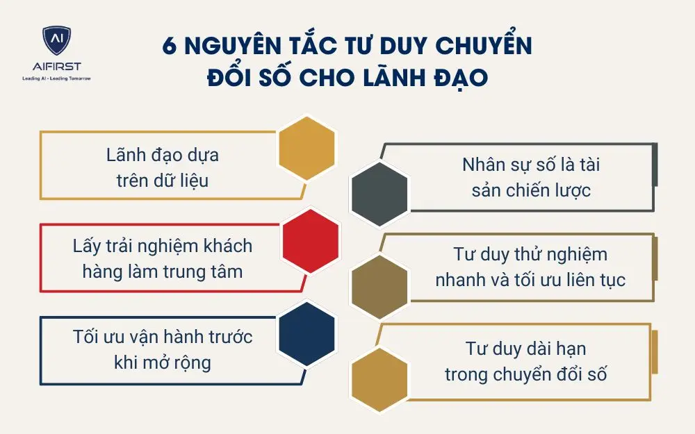 6 nguy&ecirc;n tắc tư duy chuyển đổi số cho l&atilde;nh đạo