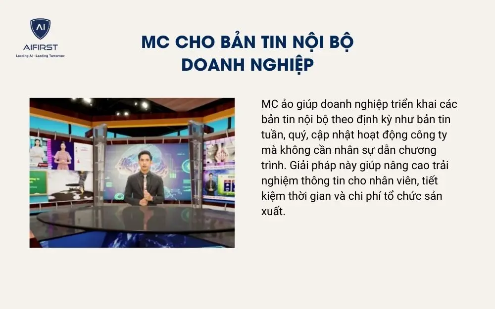 MC cho bản tin nội bộ doanh nghiệp