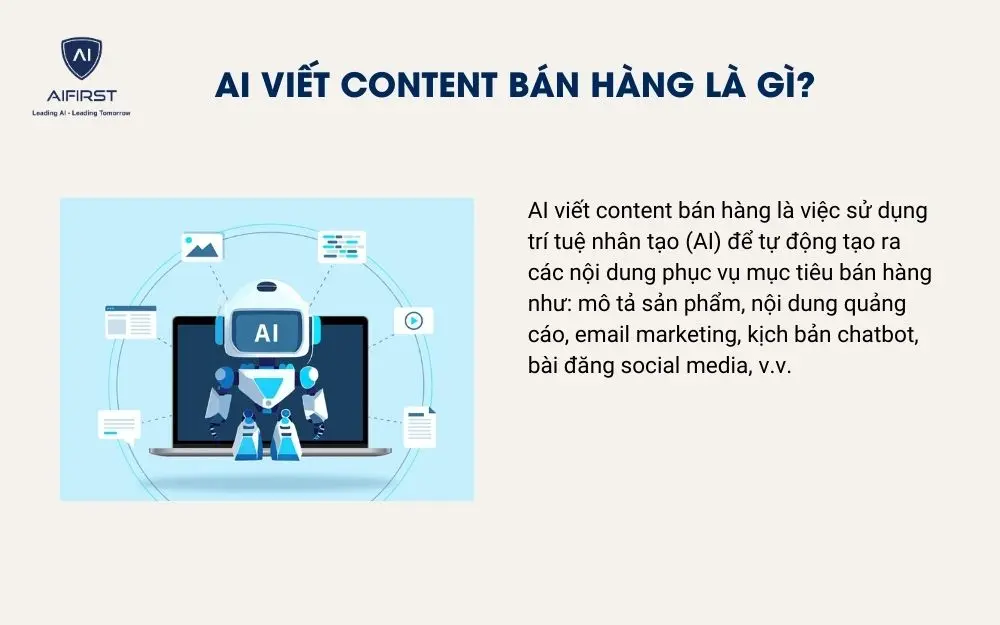 AI viết content bán hàng là gì?
