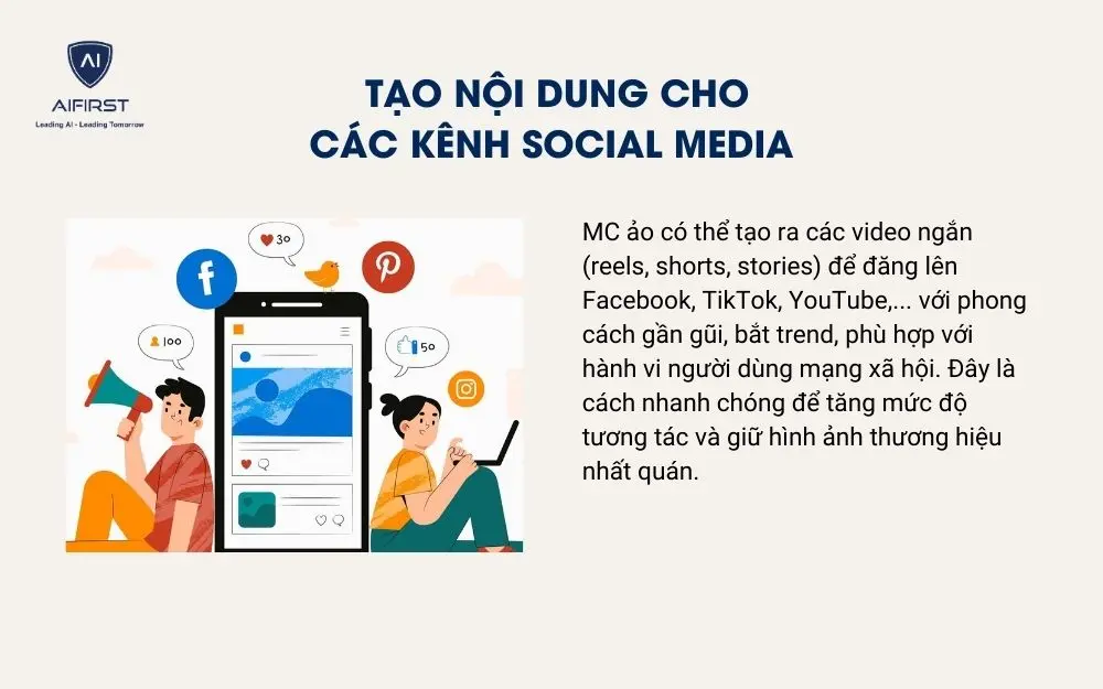 Tạo nội dung cho các kênh social media