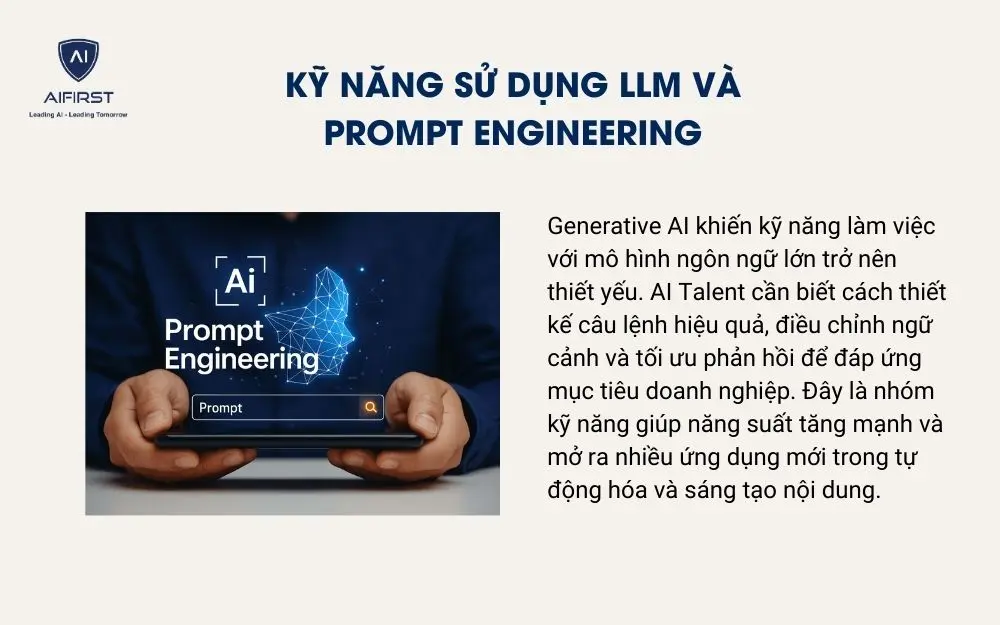 Kỹ năng sử dụng LLM v&agrave; Prompt Engineering