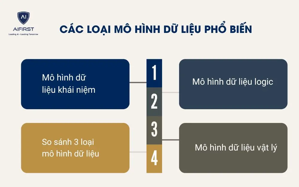  Các loại mô hình dữ liệu phổ biến