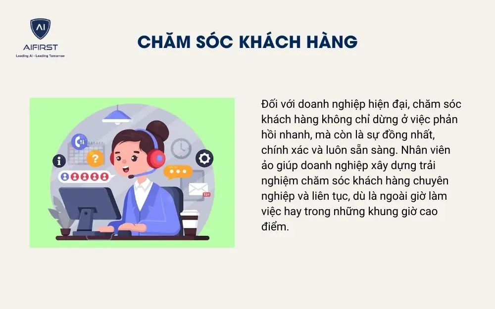 Chăm s&oacute;c kh&aacute;ch h&agrave;ng