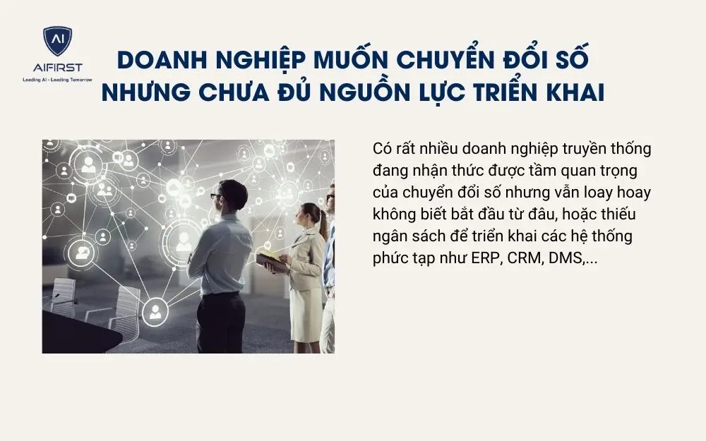 Doanh nghiệp muốn chuyển đổi số nhưng chưa đủ nguồn lực triển khai