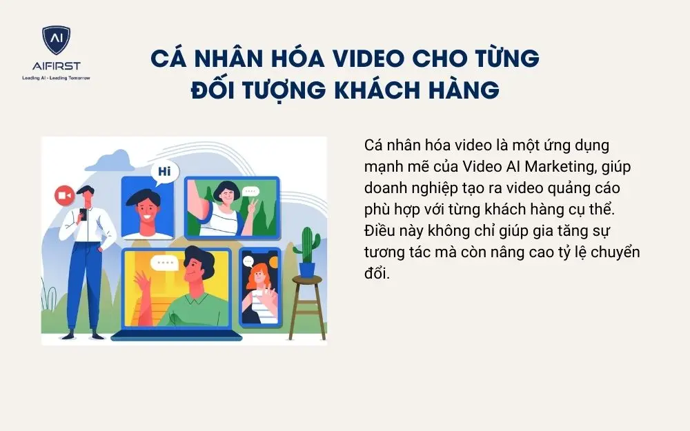 Cá nhân hóa video cho từng đối tượng khách hàng