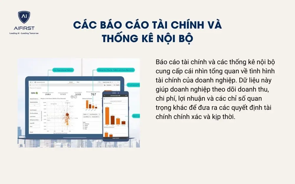 C&aacute;c b&aacute;o c&aacute;o t&agrave;i ch&iacute;nh v&agrave; thống k&ecirc; nội bộ