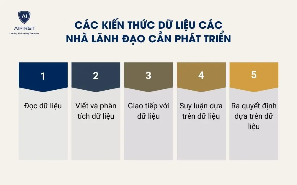 C&aacute;c kiến thức dữ liệu c&aacute;c nh&agrave; l&atilde;nh đạo cần ph&aacute;t triển