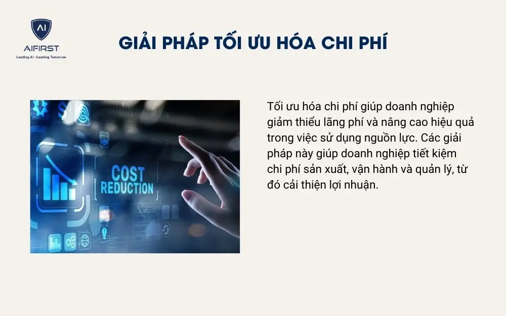 Giải ph&aacute;p tối ưu h&oacute;a chi ph&iacute;