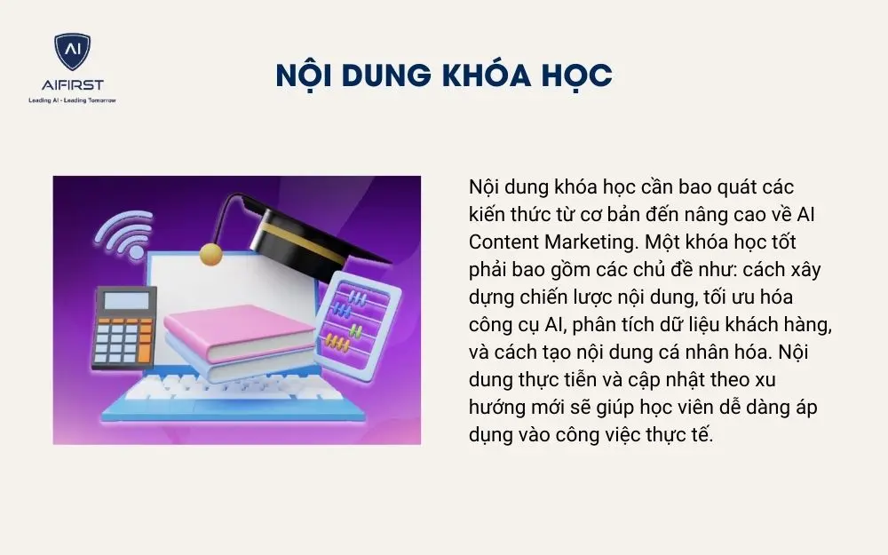 Nội dung kh&oacute;a học