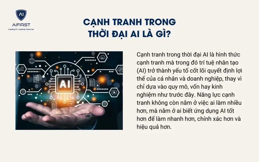 Cạnh tranh trong thời đại AI l&agrave; g&igrave;?