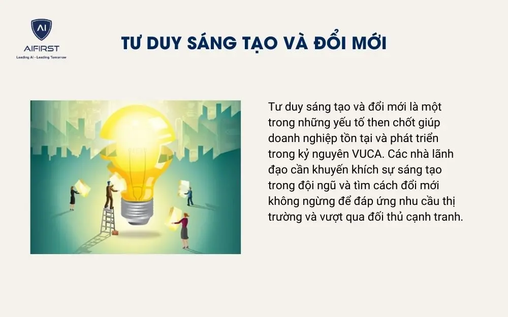 Tư duy s&aacute;ng tạo v&agrave; đổi mới