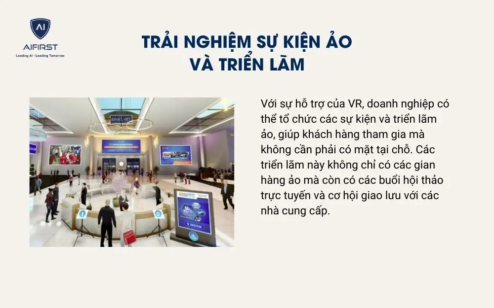 Trải nghiệm sự kiện ảo v&agrave; triển l&atilde;m